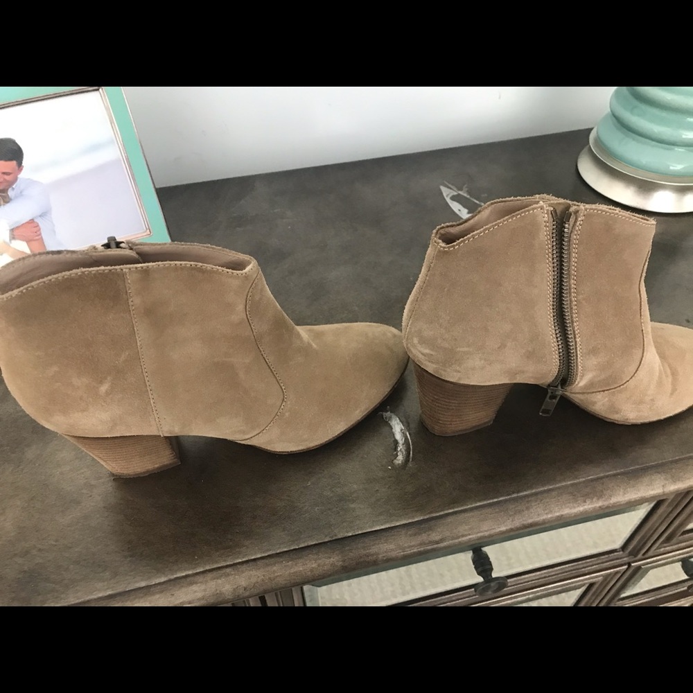 Suede booties